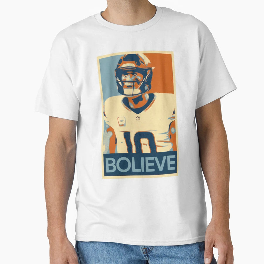 Bo Nix Bolieve Denver Broncos Nfl T-Shirt - Unique Graphic Men Women - T-Shirt, Sweatshirt, Hoodie