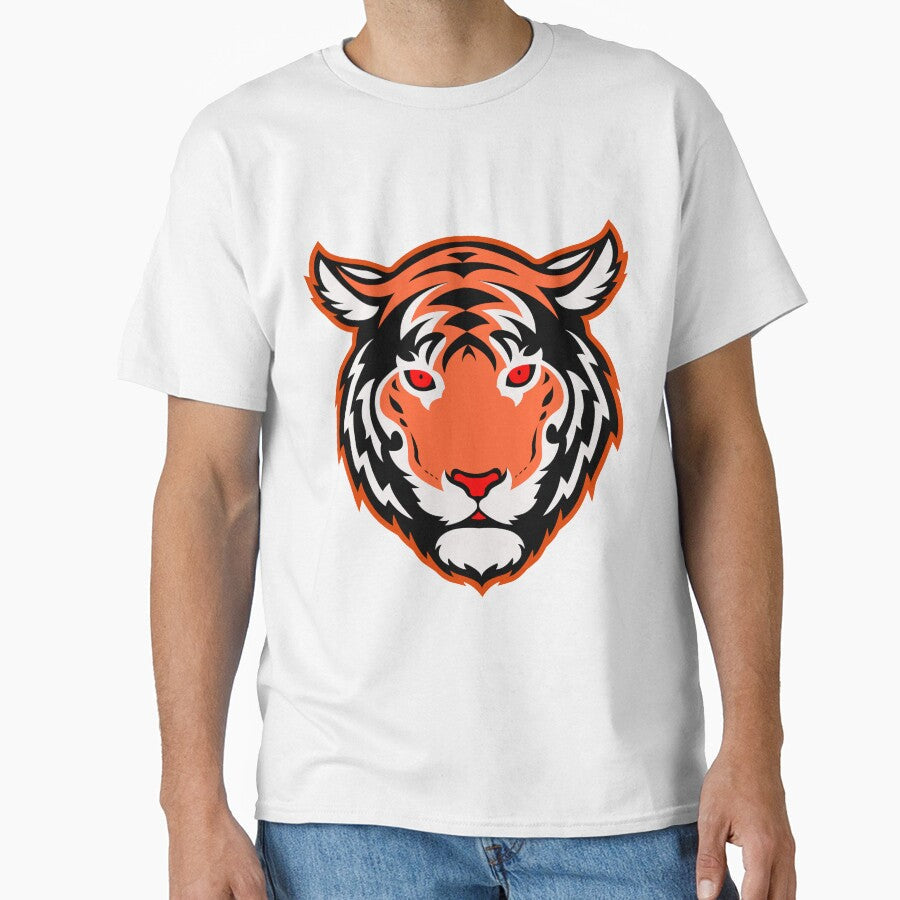 Tiger head esport logo by yusufaffandi - Adult & Kids T-Shirts, Sweatshirts & Hoodies apparel design preview 1