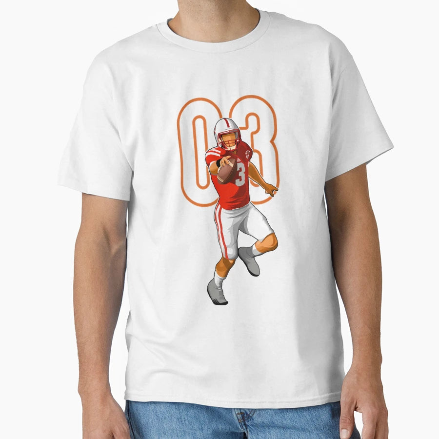 Taylor Martinez Nebraska 3 Number T-Shirt - Trendy Graphic Unisex - T-Shirt, Sweatshirt, Hoodie
