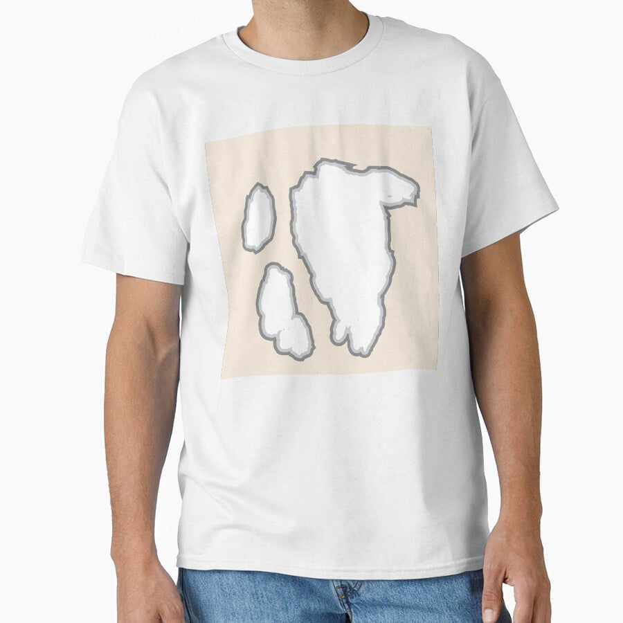 Big White Cow Pattern Cream Cowhide by - Adult & Kids T-Shirts, Sweatshirts & Hoodies apparel design preview 1