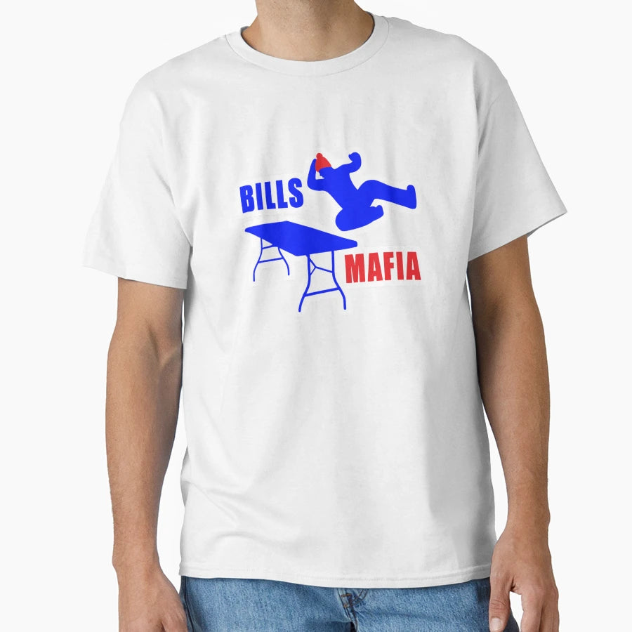 Bills Mafia Tailgating T-Shirt - Custom Art Print Men Women - T-Shirt, Sweatshirt, Hoodie