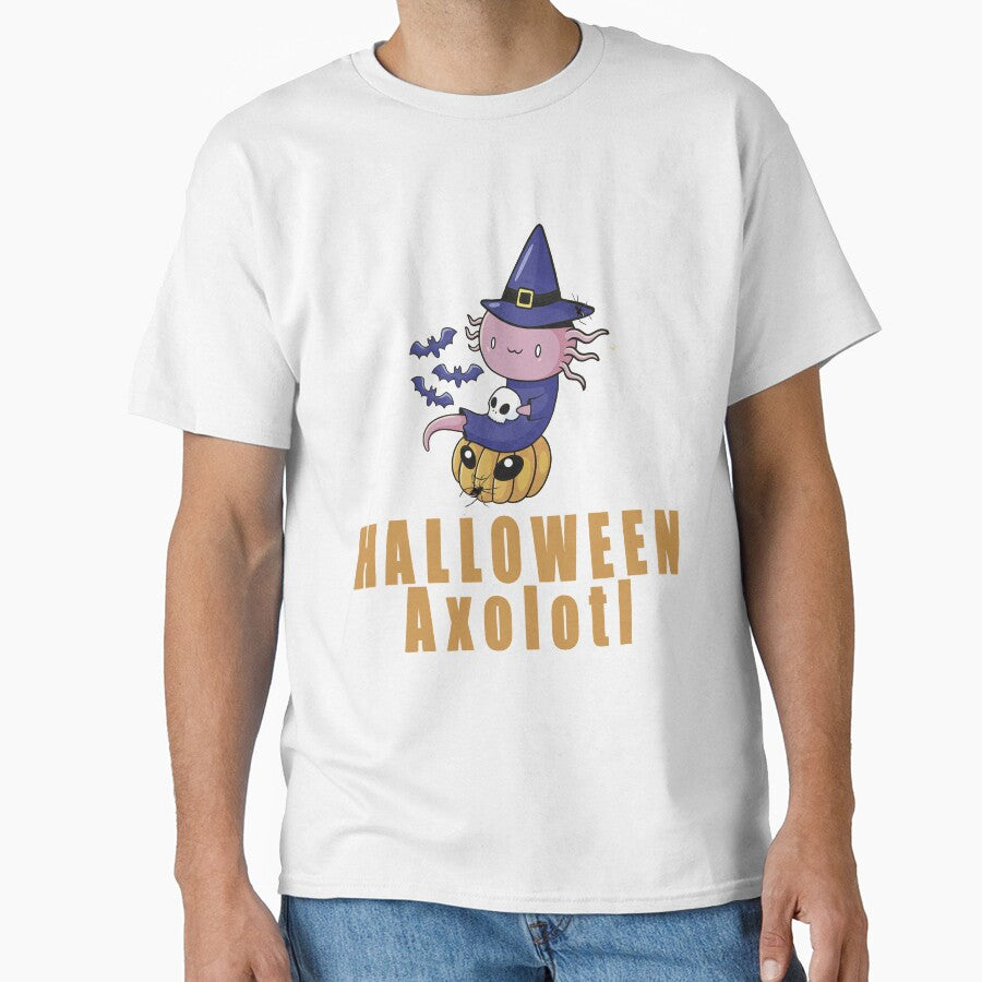 Halloween axolotl costume by FunnySerious - Adult & Kids T-Shirts, Sweatshirts & Hoodies apparel design preview 1