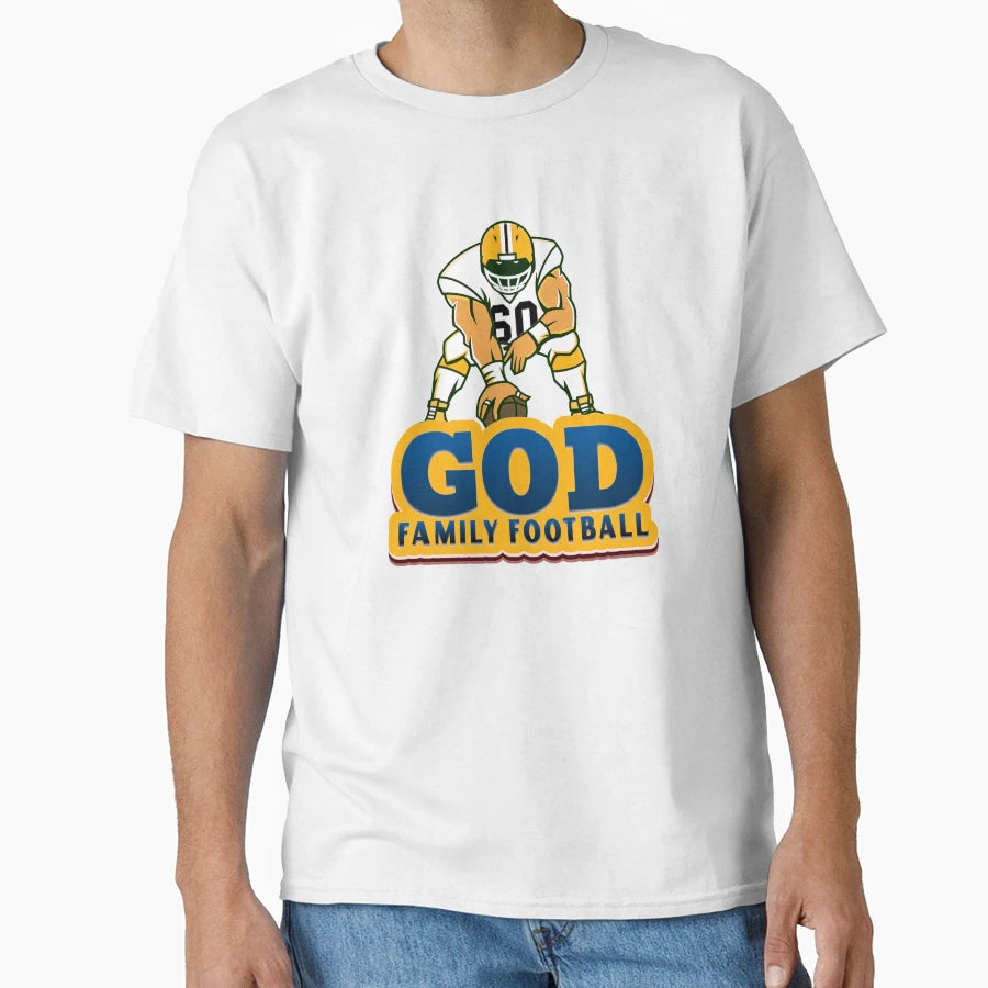 God Family Football Football Game Day T-Shirt - Unique Graphic Men Women - T-Shirt, Sweatshirt, Hoodie
