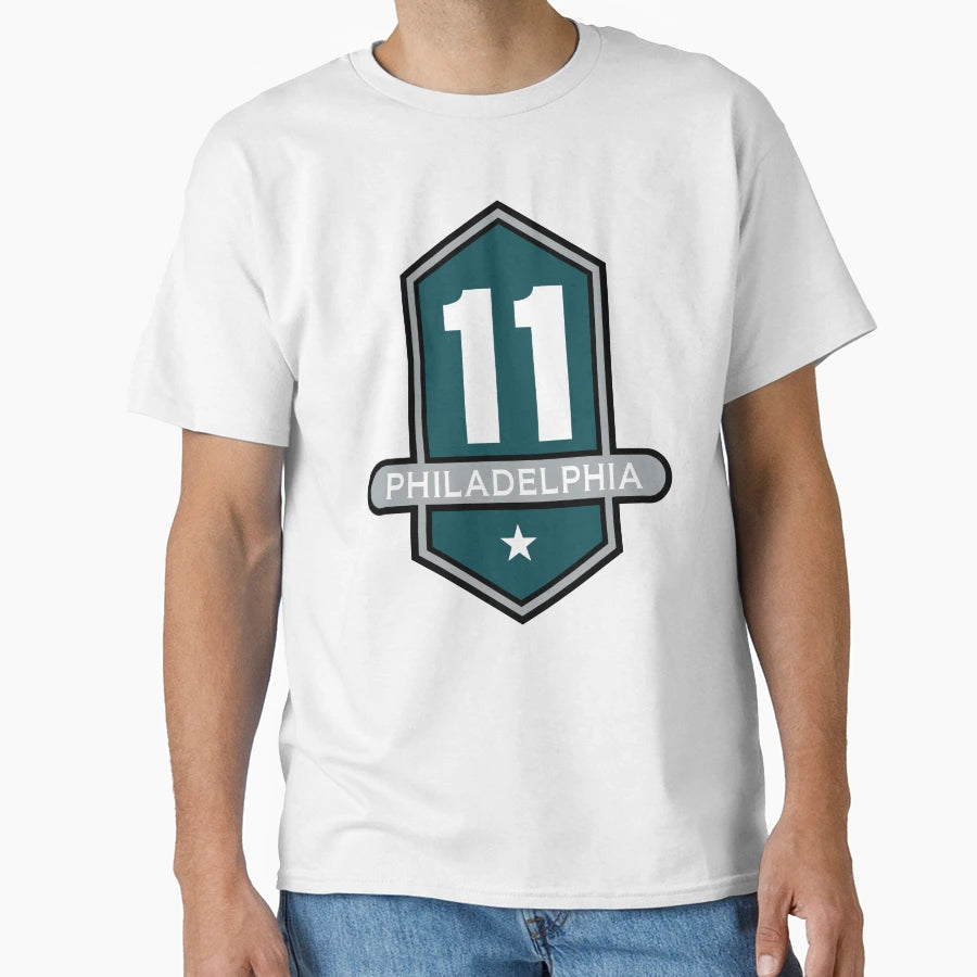 Philadelphia 11 Emblem T-Shirt - Custom Art Print Unisex - T-Shirt, Sweatshirt, Hoodie