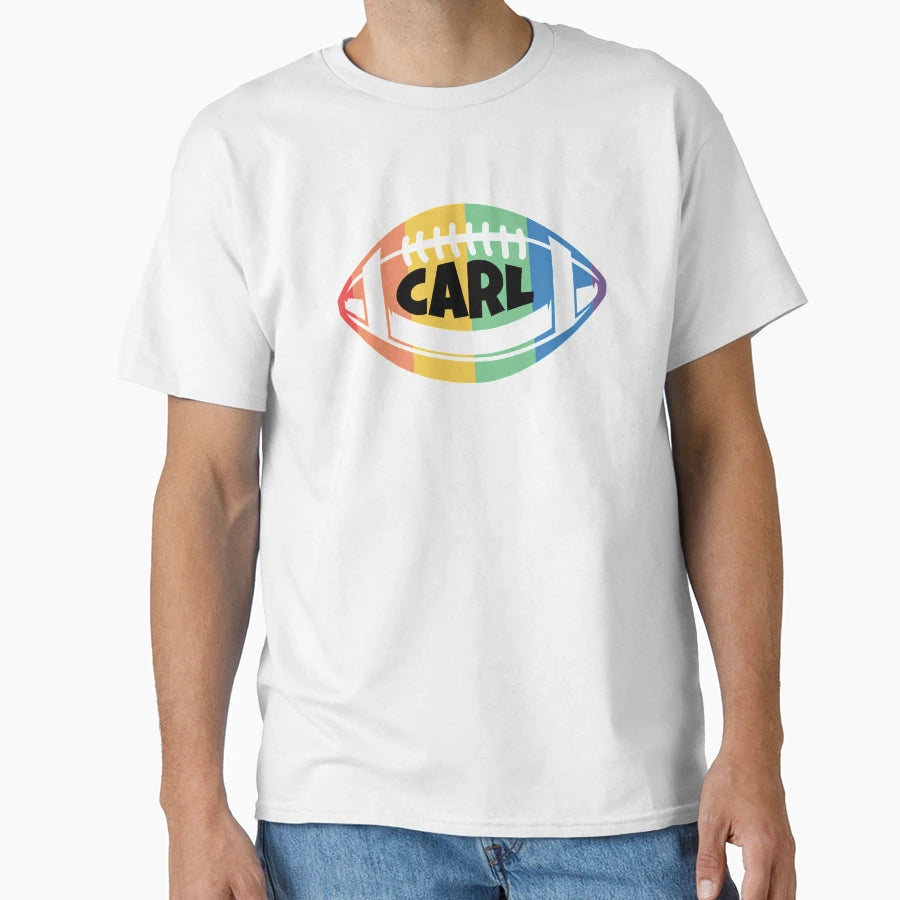 Carl Nassib Football Pride T-Shirt - Aesthetic Graphic Men Women - T-Shirt, Sweatshirt, Hoodie
