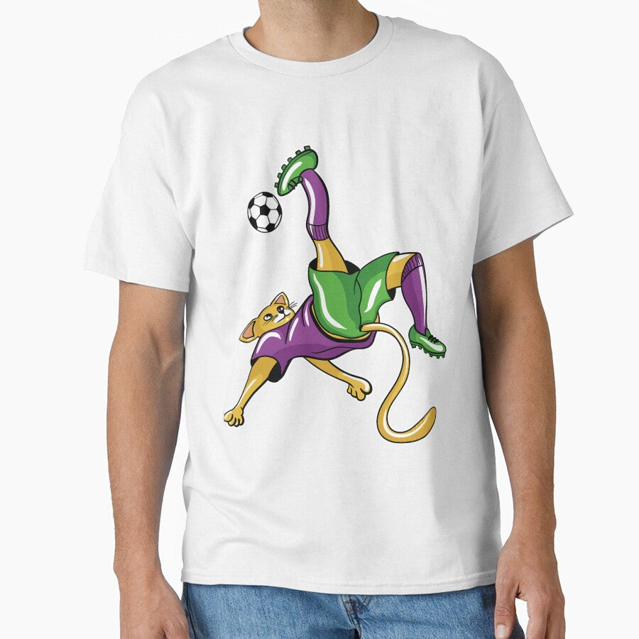 Soccer Cat by Whynot123 - Adult & Kids T-Shirts, Sweatshirts & Hoodies apparel design preview 1