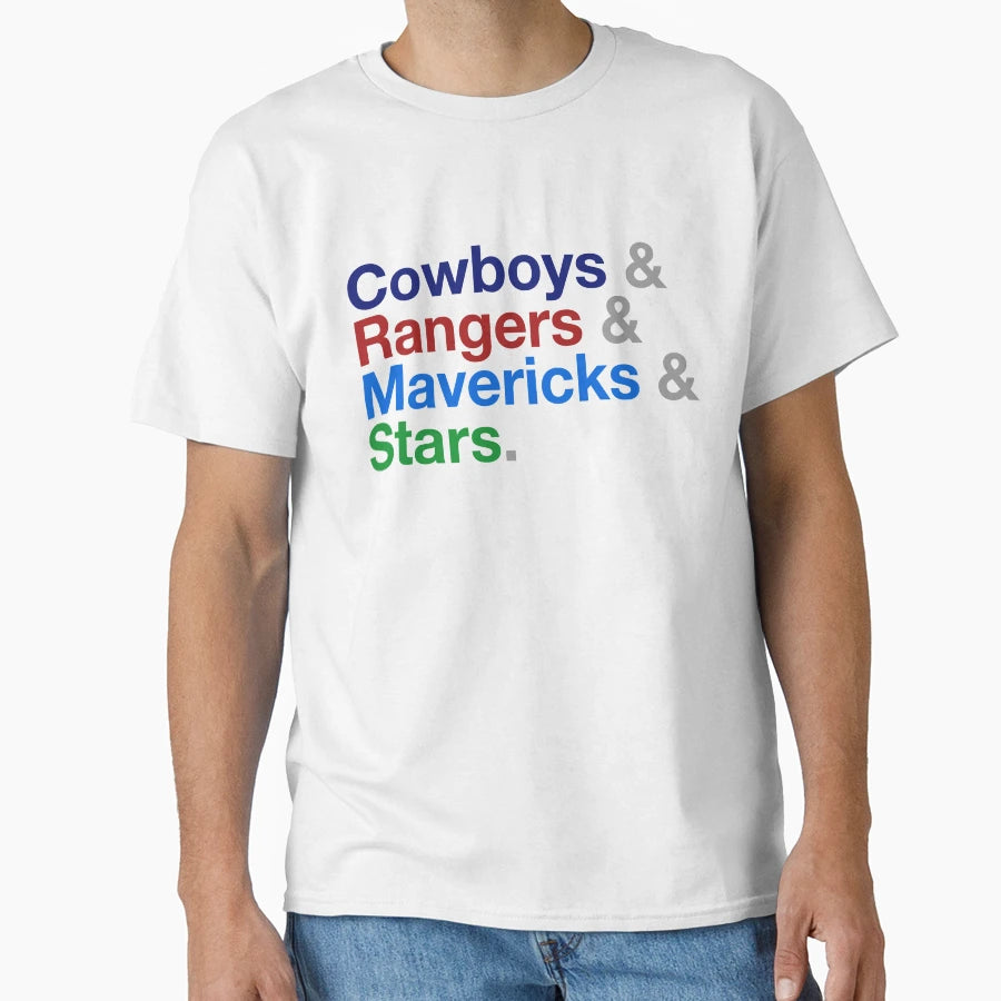 Dallas Sports T-Shirt - Casual Everyday Wear Men Women - T-Shirt, Sweatshirt, Hoodie