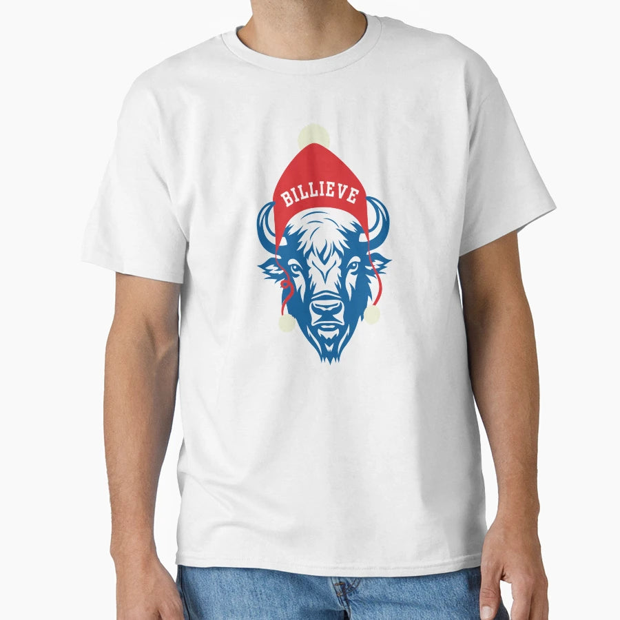 I Billieve Blue And Red Buffalo Bills T-Shirt - Streetwear Style Men Women - T-Shirt, Sweatshirt, Hoodie
