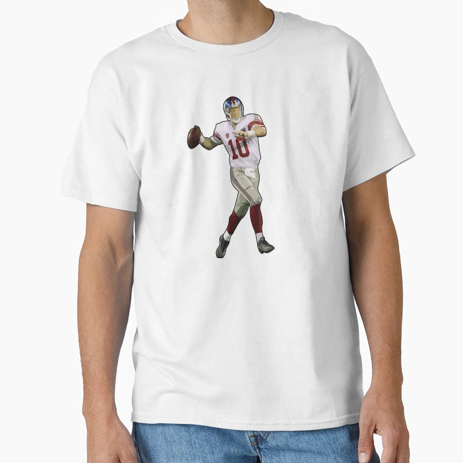 Eli Manning 10 Legendary Passes T-Shirt - Novelty Apparel Unisex - T-Shirt, Sweatshirt, Hoodie