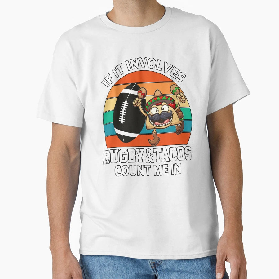 American Football If It Involves T-Shirt - Minimalist Print Men Women - T-Shirt, Sweatshirt, Hoodie