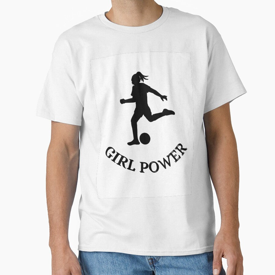 Soccer Girl Power Inspirational Quote by HanaiPrint - Adult & Kids T-Shirts, Sweatshirts & Hoodies apparel design preview 1