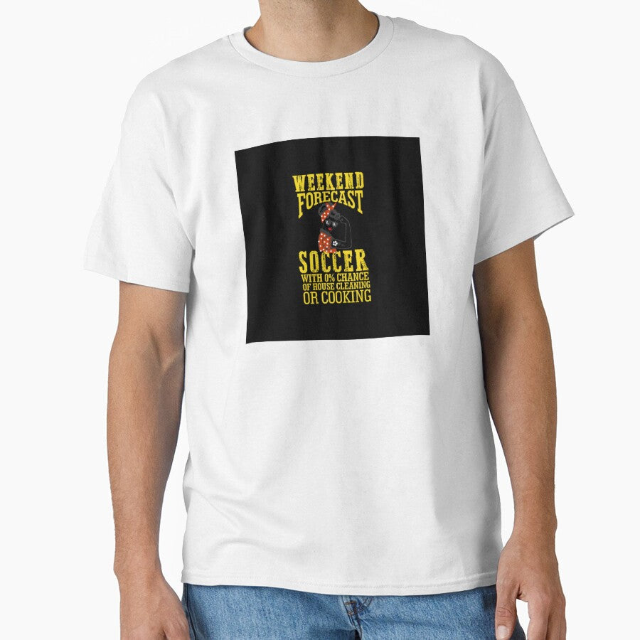 Weekend Forecast Funny Crazy Soccer Mom Life Birthday - Adult & Kids T-Shirts, Sweatshirts & Hoodies apparel design preview 1