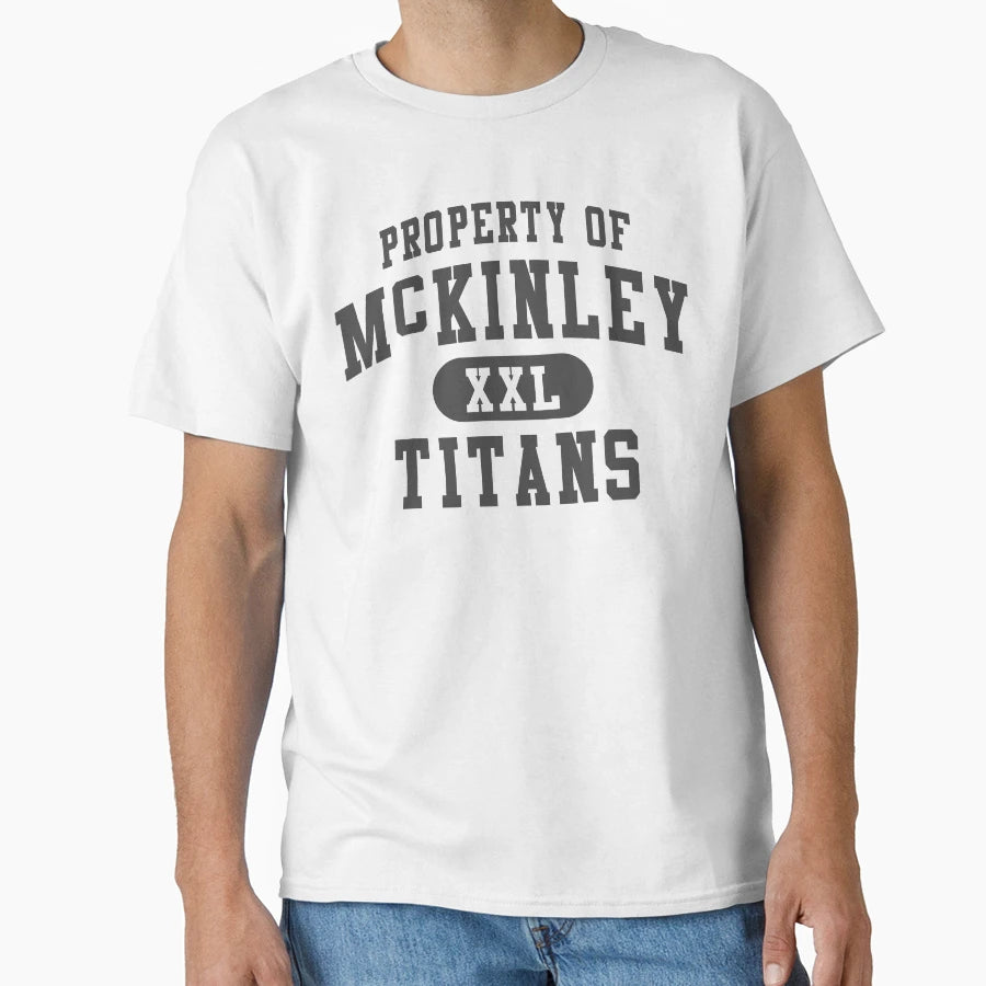 Glee Mckinley Titans Grey T-Shirt - Casual Everyday Wear Unisex - T-Shirt, Sweatshirt, Hoodie