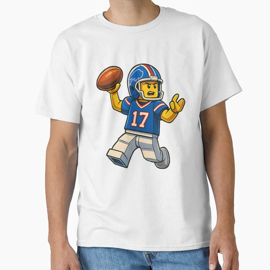 Block Allen American Footbal T-Shirt - Aesthetic Graphic Men Women - T-Shirt, Sweatshirt, Hoodie