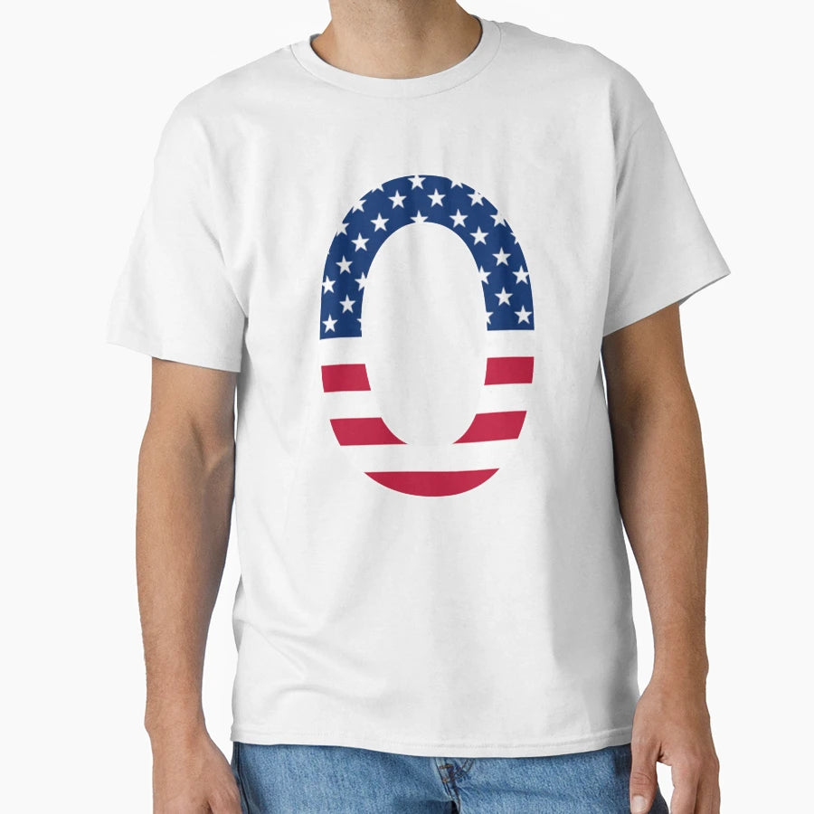 Number 0 American Flag Gift American T-Shirt - Novelty Apparel Unisex - T-Shirt, Sweatshirt, Hoodie
