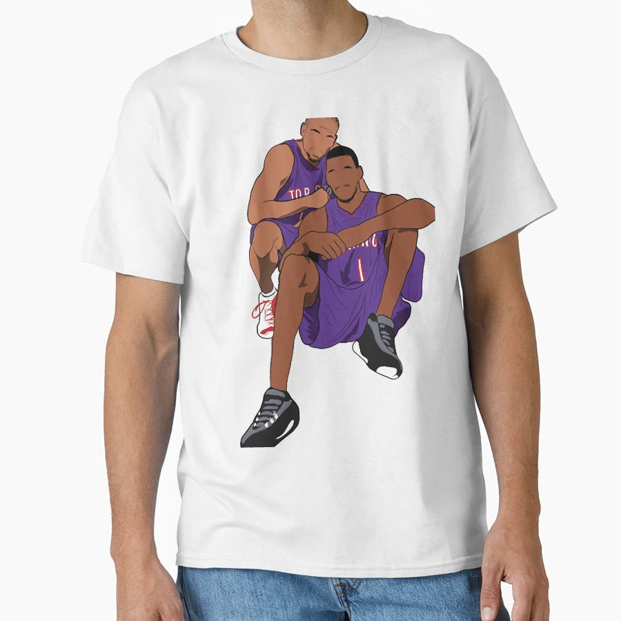 Vince Carter Tracy Mcgrady Ballers T-Shirt - Fun Novelty Design Unisex - T-Shirt, Sweatshirt, Hoodie