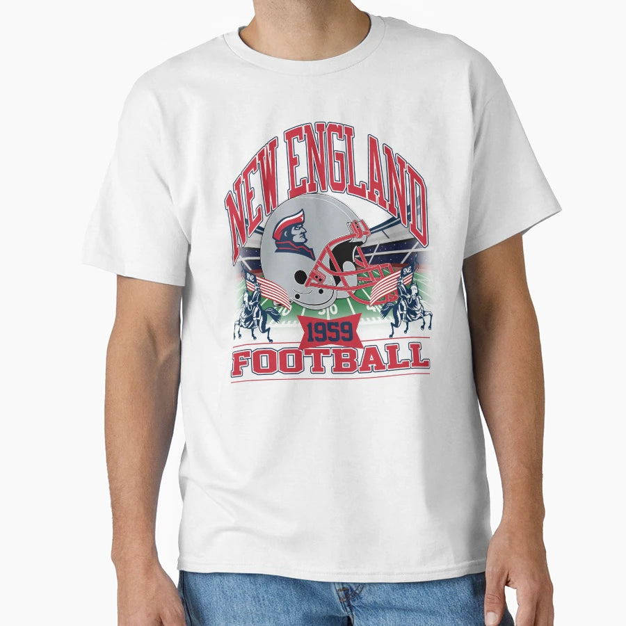 New England Football Gridiron Legacy V2 T-Shirt - Graphic Print for Adults - T-Shirt, Sweatshirt, Hoodie