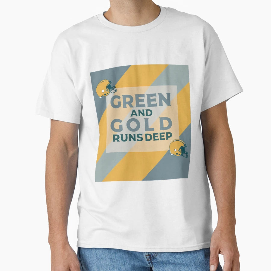 Green And Gold Deep Rooted Packers T-Shirt - Streetwear Style Men Women - T-Shirt, Sweatshirt, Hoodie