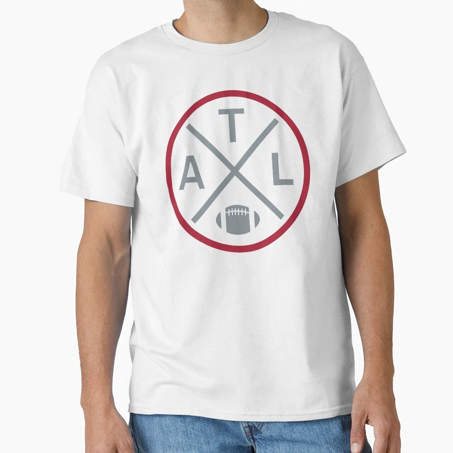 Atlanta Football Emblem Atl T-Shirt - Unique Graphic Men Women - T-Shirt, Sweatshirt, Hoodie