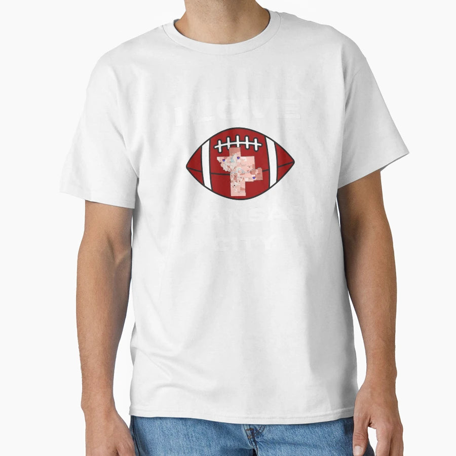 I Love Kansas City T-Shirt - Minimalist Print for Adults - T-Shirt, Sweatshirt, Hoodie