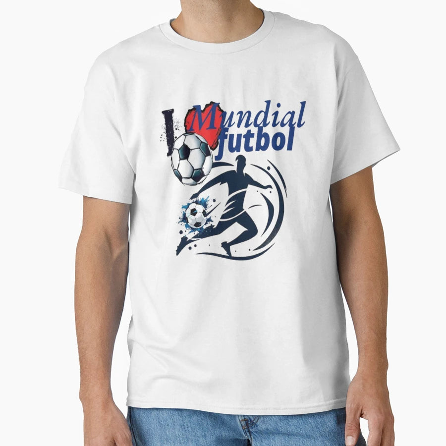 Love Football 2026 T-Shirt - Minimalist Print for Adults - T-Shirt, Sweatshirt, Hoodie