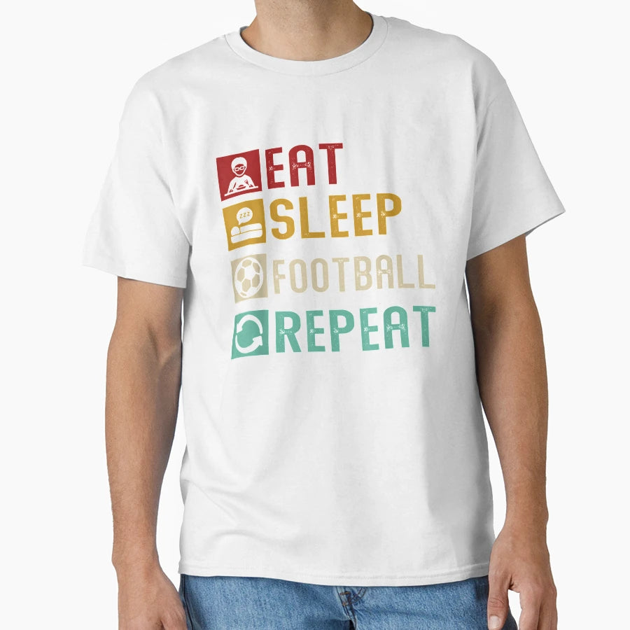 Eat Sleep Repeat Lovers Gift T-Shirt - Fun Novelty Design for Adults - T-Shirt, Sweatshirt, Hoodie
