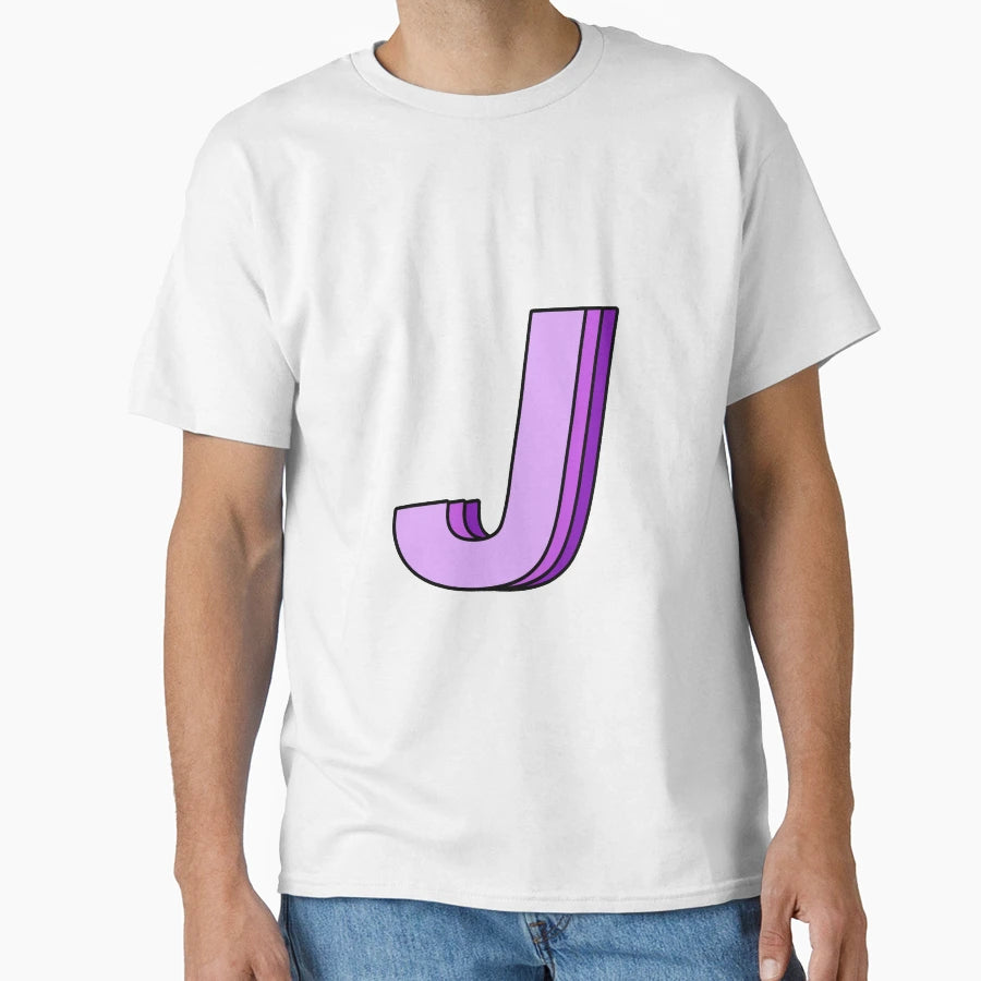 Purple J T-Shirt - Casual Everyday Wear Unisex - T-Shirt, Sweatshirt, Hoodie