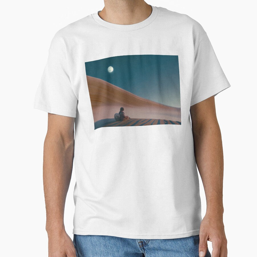 Moon on desert by PricklyPeanut - Adult & Kids T-Shirts, Sweatshirts & Hoodies apparel design preview 1