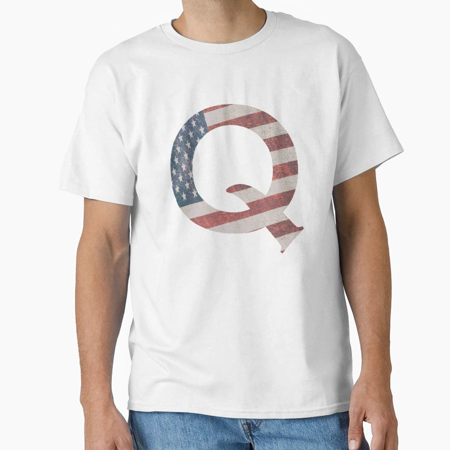 Q America T-Shirt - Trendy Graphic Unisex - T-Shirt, Sweatshirt, Hoodie