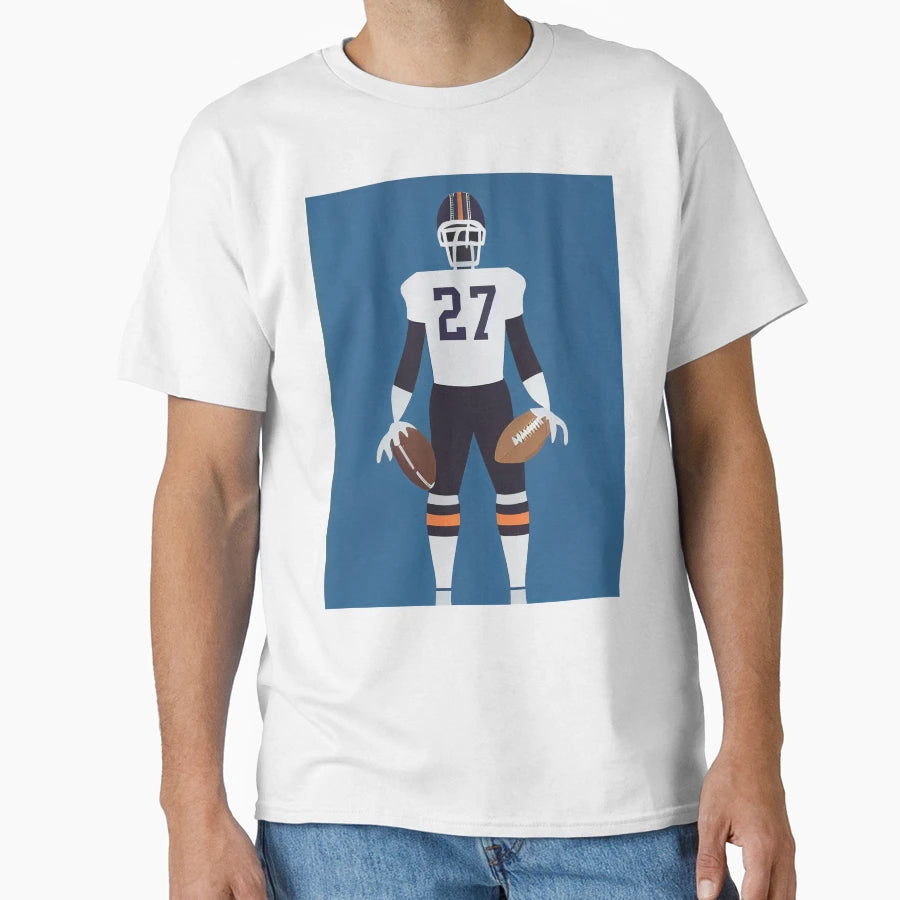 Football Player Hall T-Shirt - Graphic Print Men Women - T-Shirt, Sweatshirt, Hoodie
