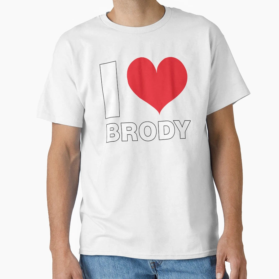 I Love Brody Child Name T-Shirt - Aesthetic Graphic Unisex - T-Shirt, Sweatshirt, Hoodie