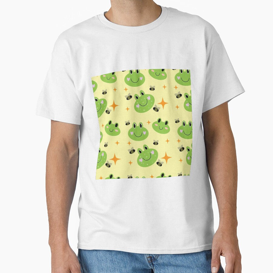 Frog Flares Seamless by FlossieShop96 - Adult & Kids T-Shirts, Sweatshirts & Hoodies apparel design preview 1