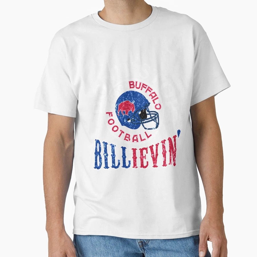Buffalo Bills T Shirtbillieve Buffalo T-Shirt - Trendy Graphic for Adults - T-Shirt, Sweatshirt, Hoodie