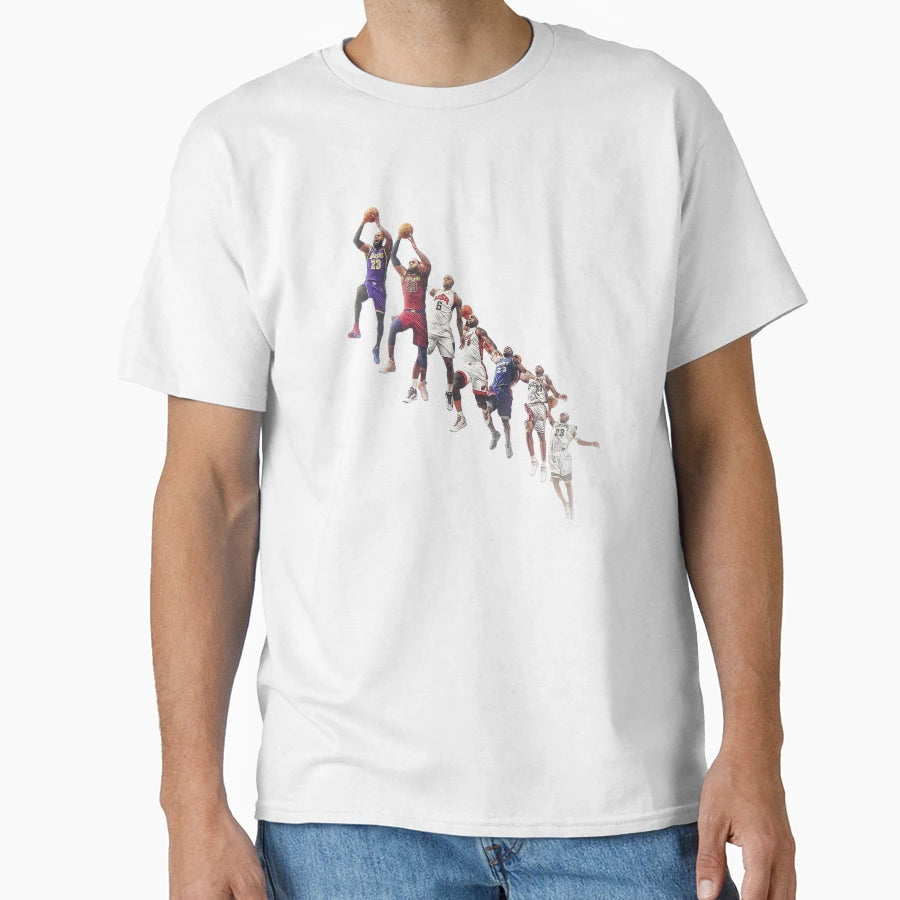 Lebron Evolution Dunk T-Shirt - Trendy Graphic Men Women - T-Shirt, Sweatshirt, Hoodie