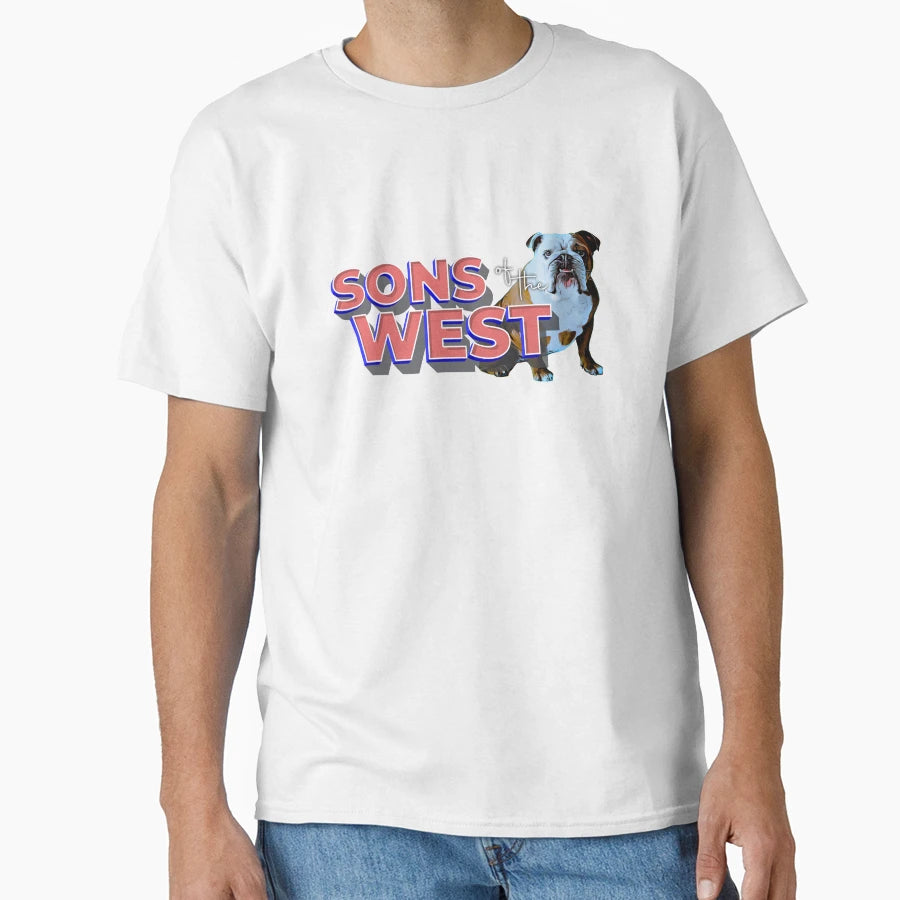 Western Bulldogs Theme Song Sons West T-Shirt - Aesthetic Graphic Unisex - T-Shirt, Sweatshirt, Hoodie