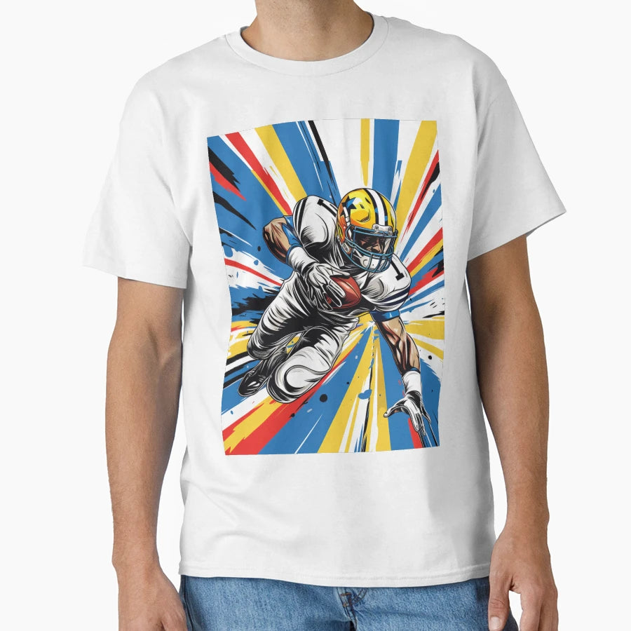 Leading Rusher T-Shirt - Graphic Print Unisex - T-Shirt, Sweatshirt, Hoodie
