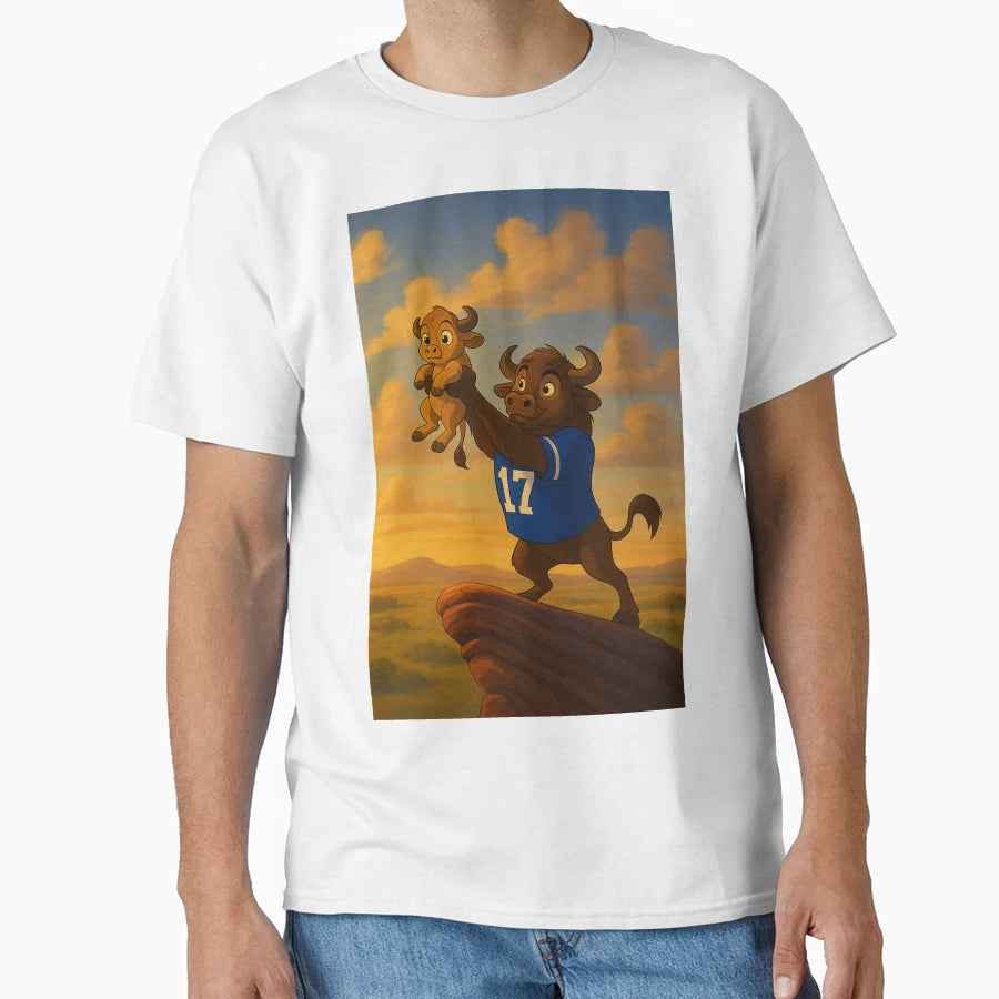 Buffalo King T-Shirt - Graphic Print Unisex - T-Shirt, Sweatshirt, Hoodie