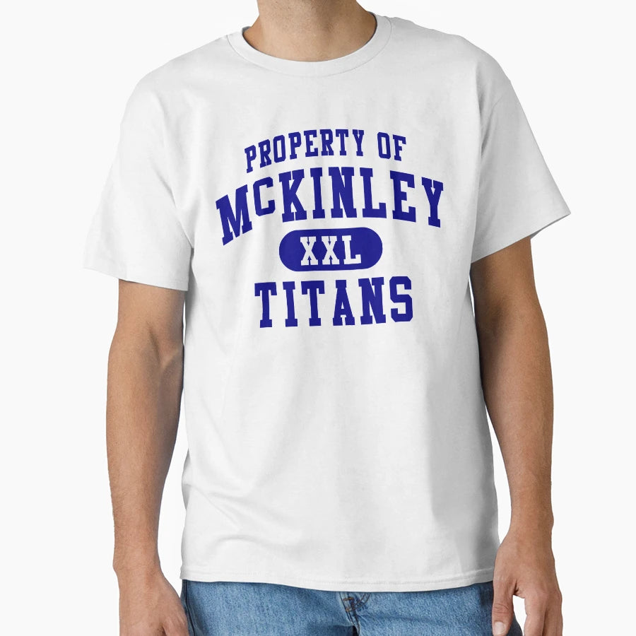 Glee Mckinley Titans Blue T-Shirt - Streetwear Style for Adults - T-Shirt, Sweatshirt, Hoodie
