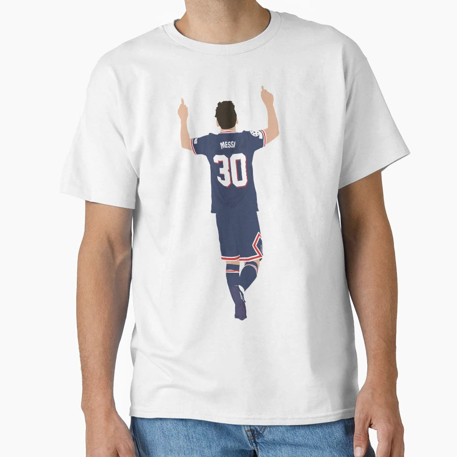 Messi Minimalist T-Shirt - Novelty Apparel Unisex - T-Shirt, Sweatshirt, Hoodie