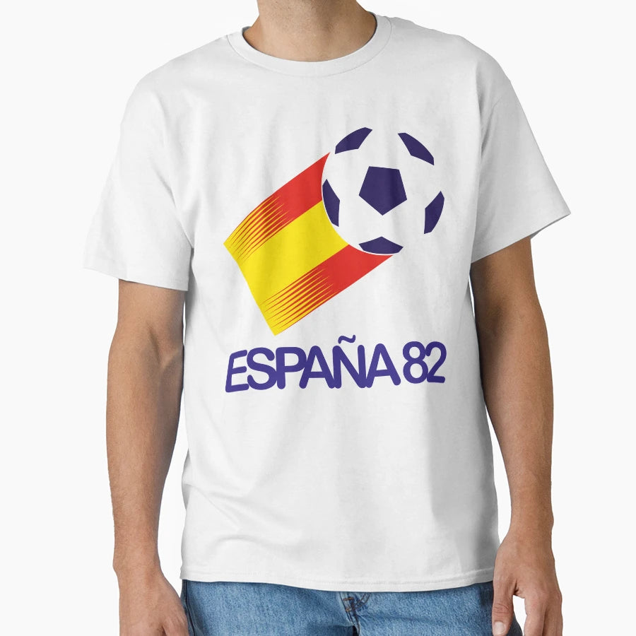 Spain 1982 World Cup Espana Colour T-Shirt - Custom Art Print Unisex - T-Shirt, Sweatshirt, Hoodie