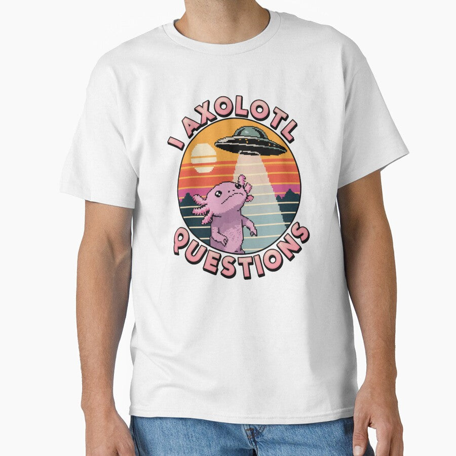 I axolotl questions by Mateusz Majcherek - Adult & Kids T-Shirts, Sweatshirts & Hoodies apparel design preview 1