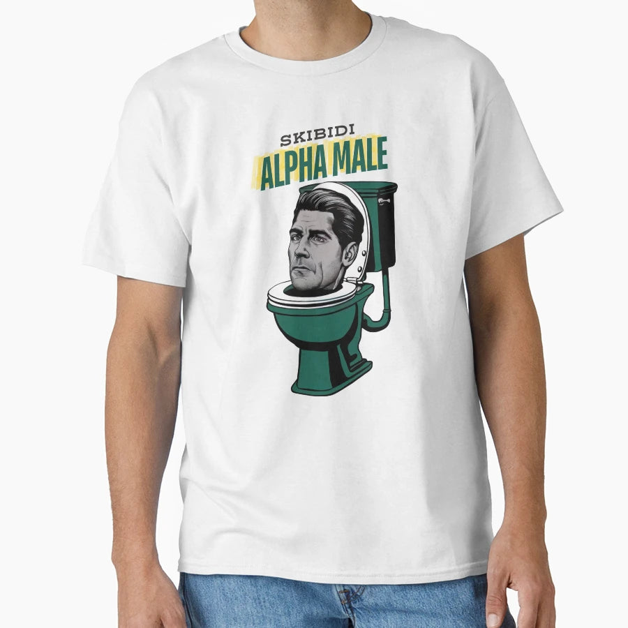 Skibidi Alpha Male Rule World Funny T-Shirt - Trendy Graphic for Adults - T-Shirt, Sweatshirt, Hoodie