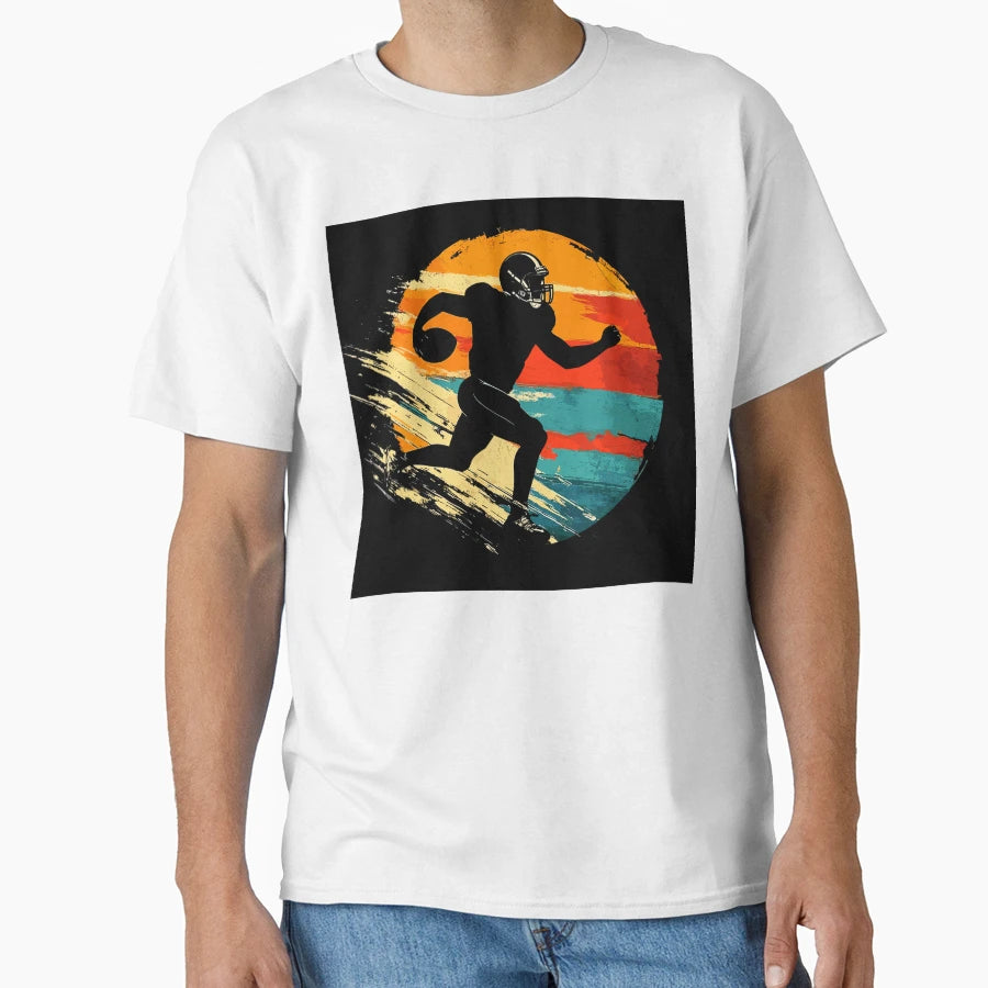 American Football Player T-Shirt - Fun Novelty Design for Adults - T-Shirt, Sweatshirt, Hoodie