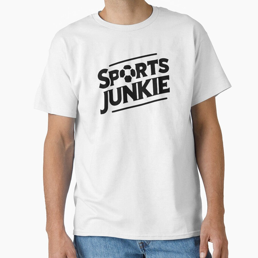 Sports Junkie Soccer Fan BLACK by Weknes - Adult & Kids T-Shirts, Sweatshirts & Hoodies apparel design preview 1