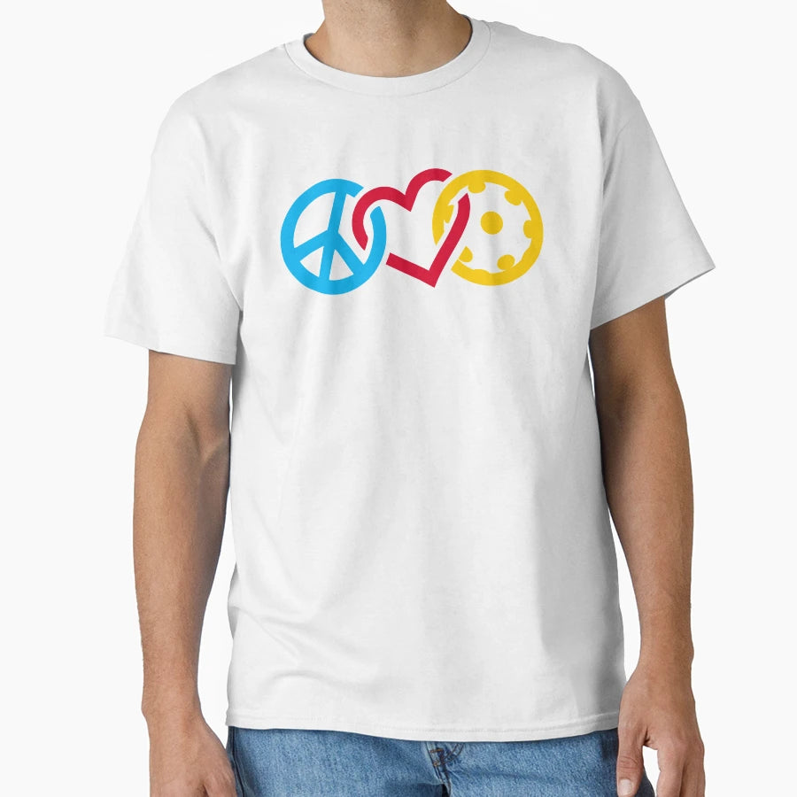 Funny Pickleball Player Peace Love T-Shirt - Streetwear Style Unisex - T-Shirt, Sweatshirt, Hoodie