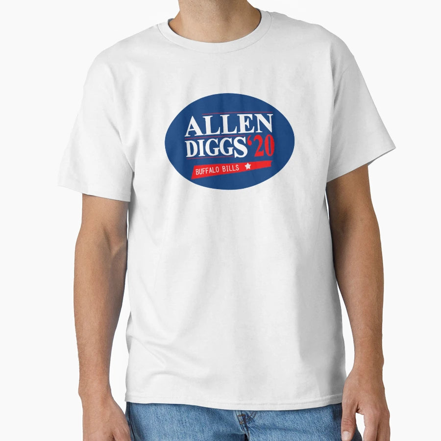 Allen Diggs Buffalo Bills T-Shirt - Custom Art Print Men Women - T-Shirt, Sweatshirt, Hoodie