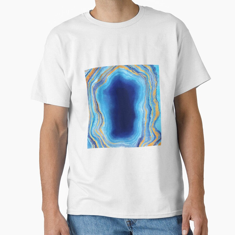 BLUE WAVES 2 WALL ART POSTERS NEW COOL DESIGN by - Adult & Kids T-Shirts, Sweatshirts & Hoodies apparel design preview 1