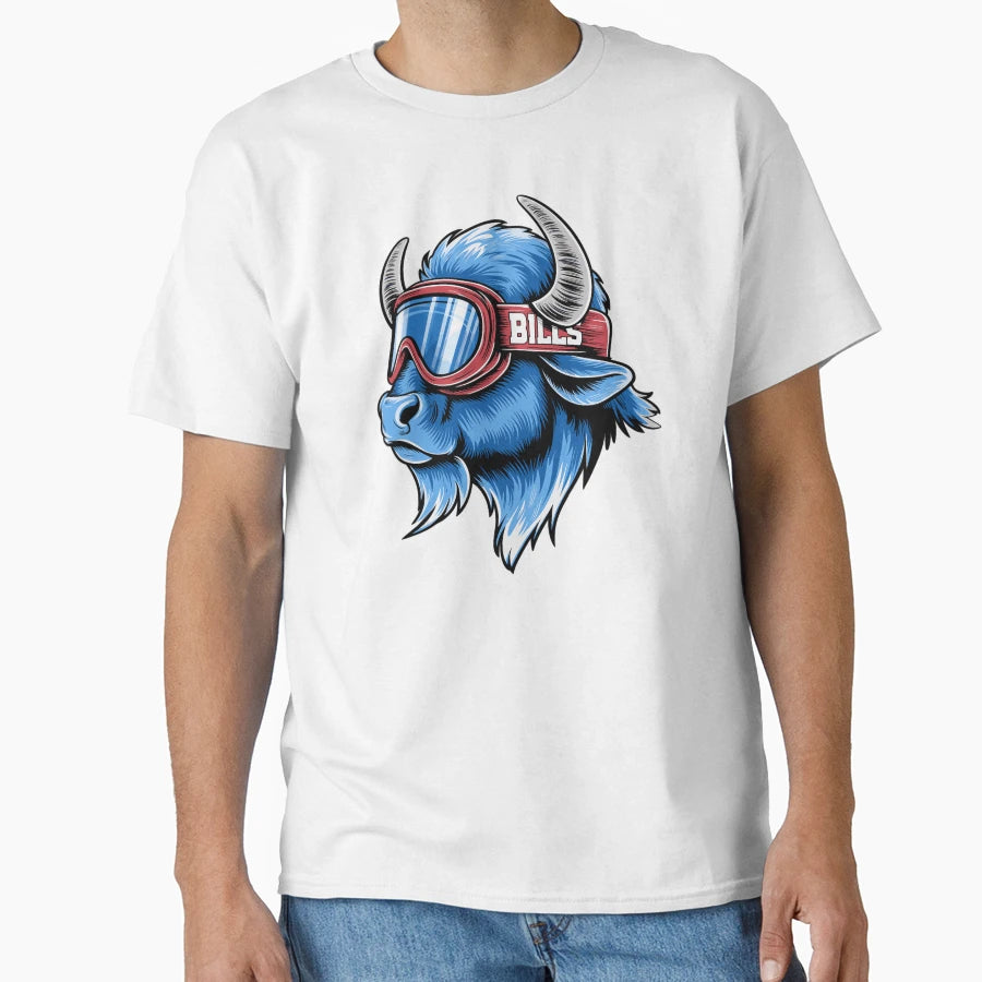 Bills Ski Buffalo T-Shirt - Casual Everyday Wear Men Women - T-Shirt, Sweatshirt, Hoodie