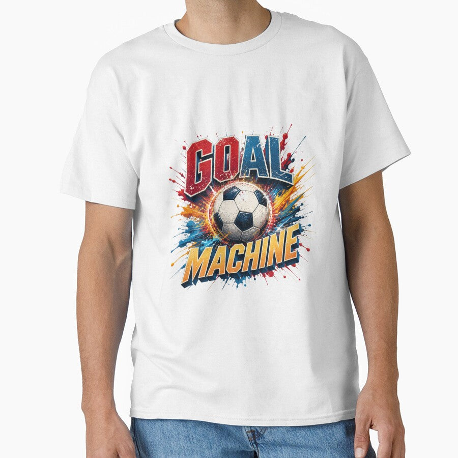 Goal Machine Dynamic Soccer Energy by ABLAT-CREATIONS - Adult & Kids T-Shirts, Sweatshirts & Hoodies apparel design preview 1