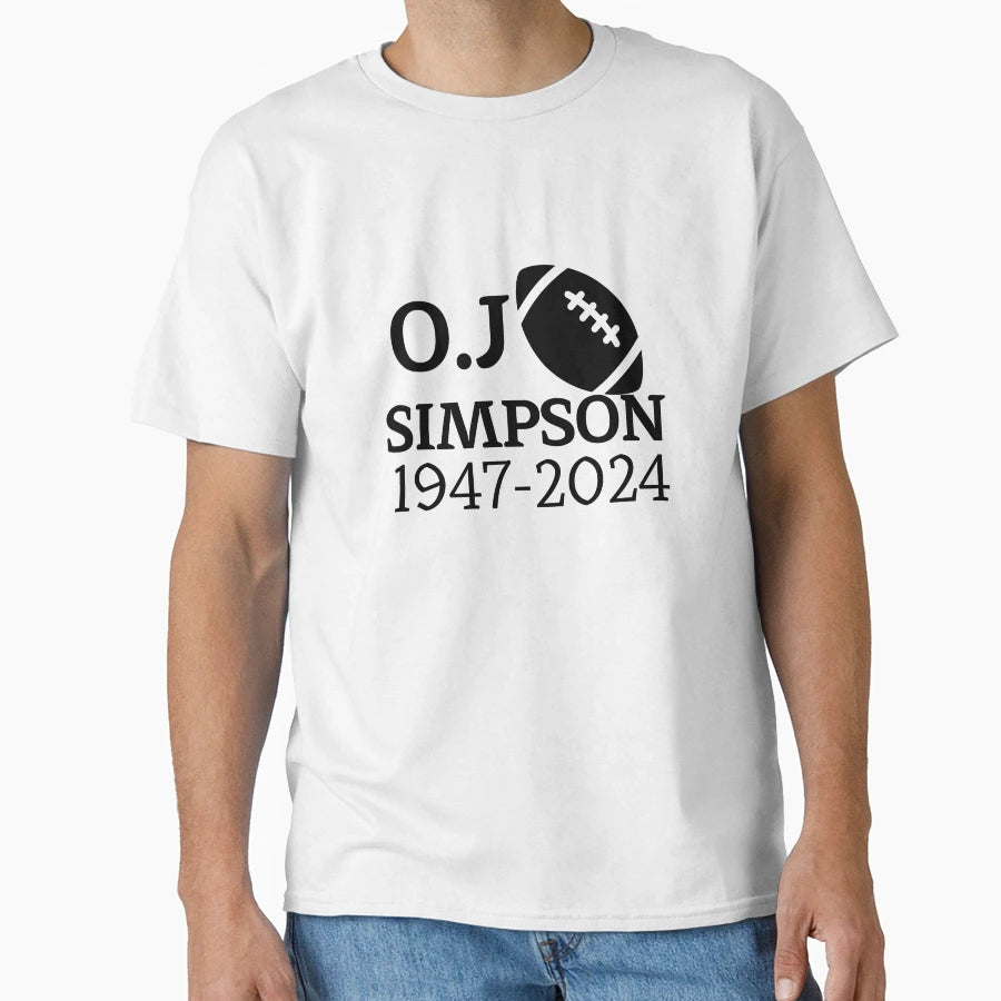 O J Simpson Text T-Shirt - Fun Novelty Design Men Women - T-Shirt, Sweatshirt, Hoodie